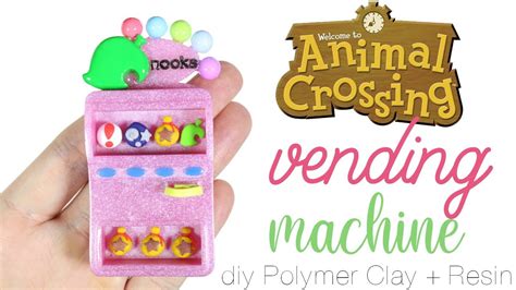 How To Diy Animal Crossing Themed Vending Machine Polymer Clayresin