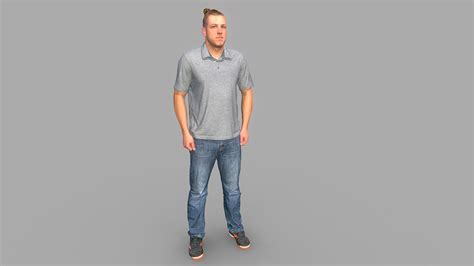 Human Male Full Body 3d Scan In Color Download Free 3d Model By Laser