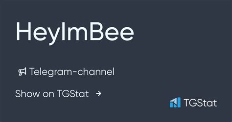 Telegram Channel Heyimbee — Heyimbeeof — Tgstat