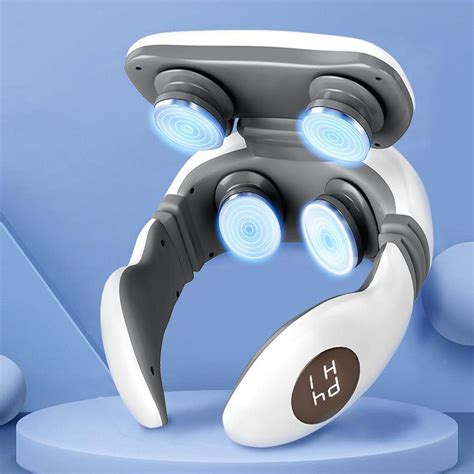 H61 Electric Pulse Neck Massager 3d Deep Tissue Massage With Remote Control Ebay