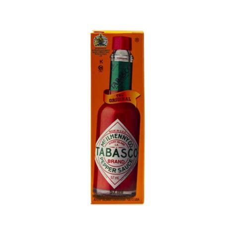 Mcilhenny Tabasco Pepper Sauce 57ml Russells British Store