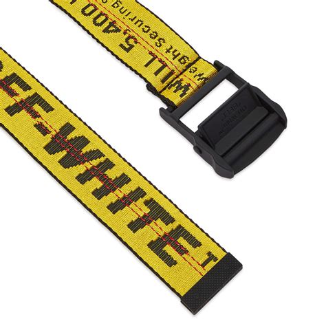 off white classic industrial b yellow and black end