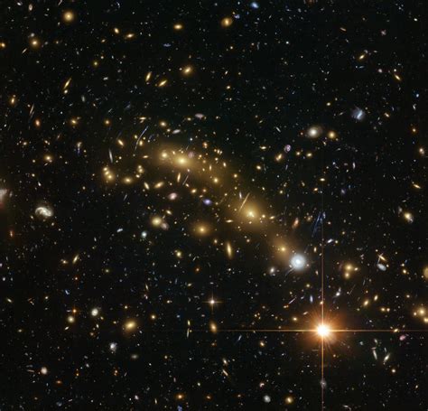 Astronomers Map Galaxy Cluster More Precisely Than Ever Before