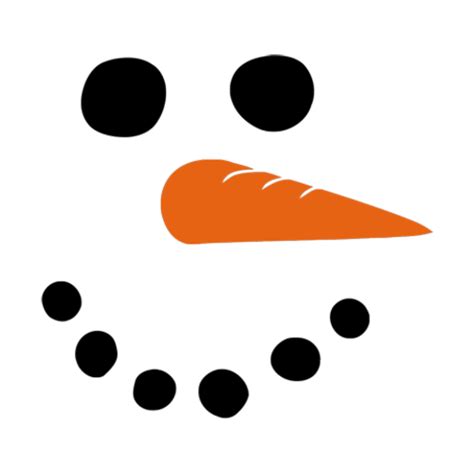 Snowman Face Svg Free Clip Art Library