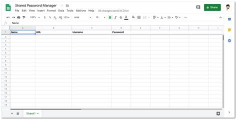 Password protect your google drive document to prevent peeping toms from seeing your sensitive information. Building a shared password manager on Google Sheets