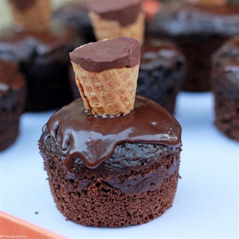 Chocolate Brownie Cupcakes Recipe Eggless Fudgy Rich