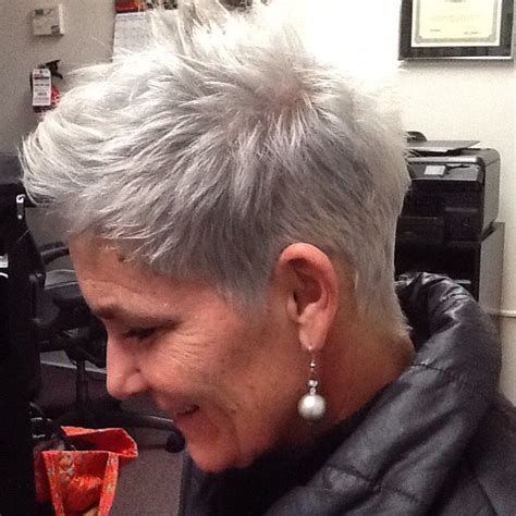 steel gray short hairstyles for thick hair short hair styles very short hair