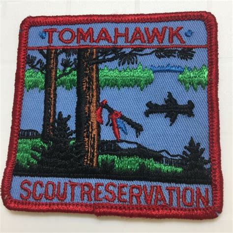 Bsa Boy Scouts Patch Tomahawk Scout Reservation Wisconsin Ebay