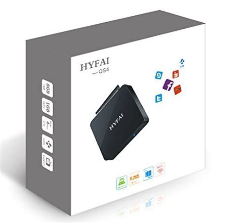 Hyfai Qs4 S805 Quad Core Android 44 3d H265 Tv Box With Kodi Iptv Stb