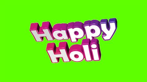 Happy Holi Green Screen Video Effect Vfx Youtube