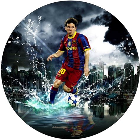 Lionel Messi 10 Edible Image Cake Topper Party Personalized 1 4 Sheet