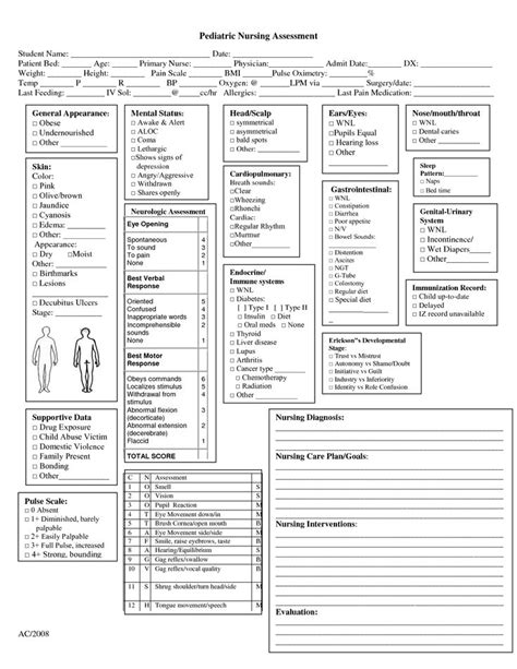 Pediatric Assessment Nursing Assessment Pediatric Nursing Nurse