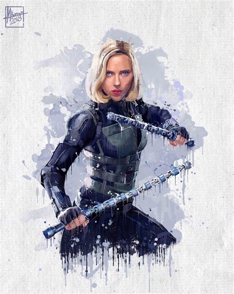 Infinity war black widow poster version #3. Black Widow: Infinity War by Mayank Kumar. | Black widow ...