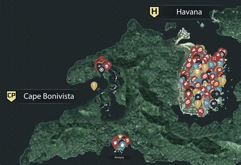 Assassin S Creed Iv Black Flag Map Abstergo Ign