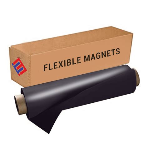 Flexible Vinyl Roll Of Magnet Sheets Black Super Strong And Ideal For
