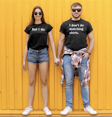 Matching Couple Shirt Ideas His And Her Matching Shirts