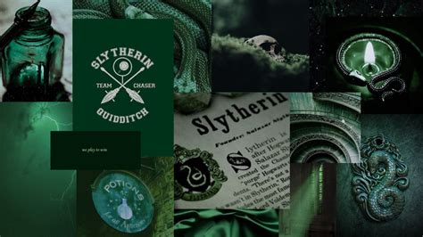 Slytherin Desktop Wallpaper Fondos De Pantalla Verde Harry Potter