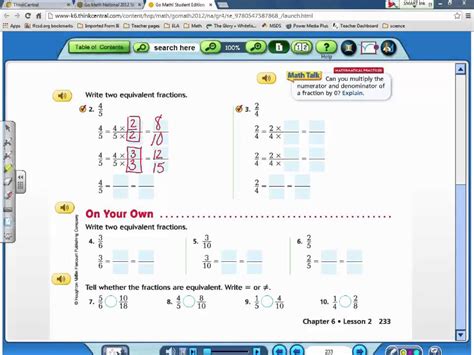 Common core for 5th grade: Go math 6.2 - YouTube