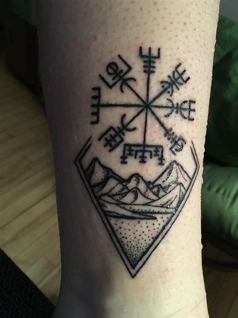 Maybe you would like to learn more about one of these? Nordic compass and mountains- straight from Iceland! : tattoo