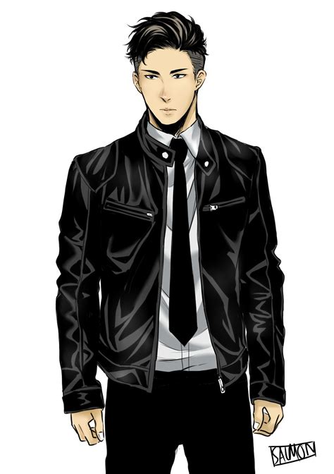 Anime Leather Jacket Drawing Spectrum Referencias Scontent Bodegawasues