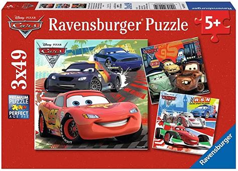 Ravensburger Disney Cars Worldwide Racing Fun 3 X 49 Piece