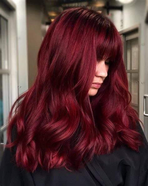 Pin By Heather Allred On Belleza Wine Hair Color Wine Hair Dark Red