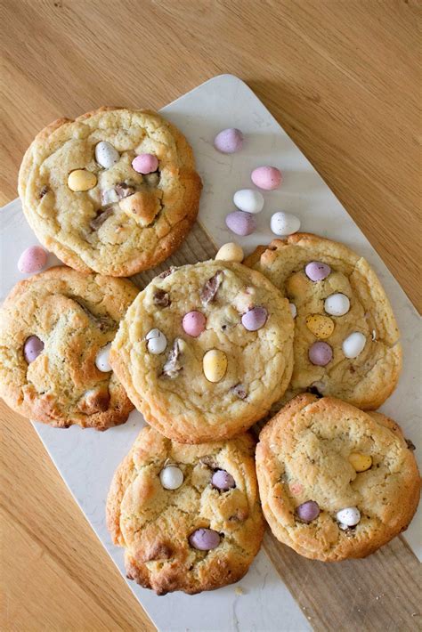 You can simply switch the mini eggs for any other similar sweets such as galaxy or milky bar eggs. Recipe For The Best Mini Eggs Cookies in 2020 | No egg cookies, Recipes, Just desserts