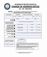 United States Postal Service Address Change Request Images