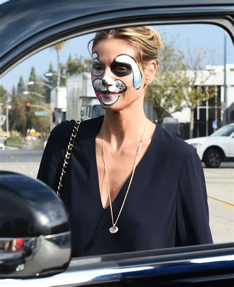 Heidi Klum With Her Face Painted Out In Los Angeles 12232016 Hawtcelebs