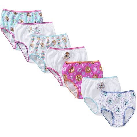 Panties Anna Underwear Disney Little Girls Frozen Panties 7 Pack Elsa