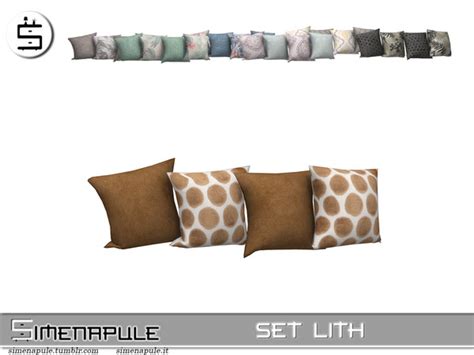 The Sims Resource Set Lith Cushion 01