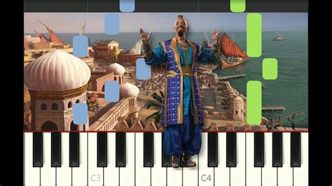 piano tutorial arabian nights from aladdin 2019 disney with free sheet music youtube