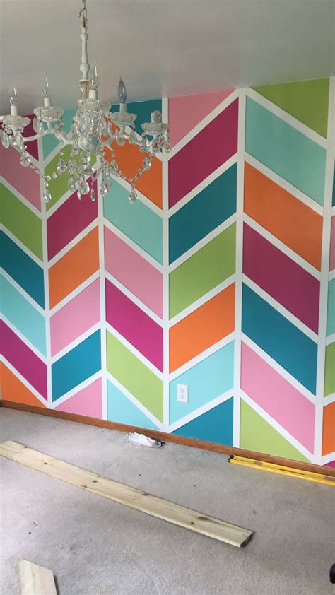 Stinkin Cute Accent Wall Wall Paint Designs Diy Wall Design Accent