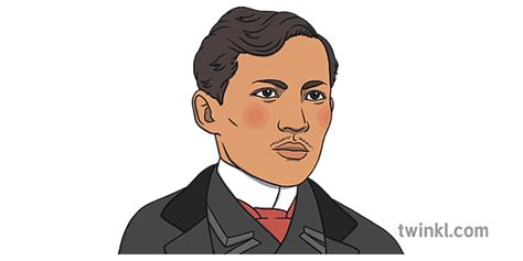 Jose Rizal Portrait Ilustración Twinkl