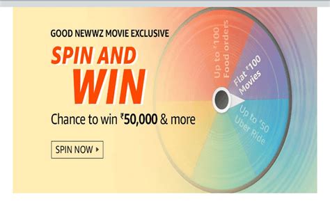 Amazon Spin And Win Quiz Answer Prize Rs50000
