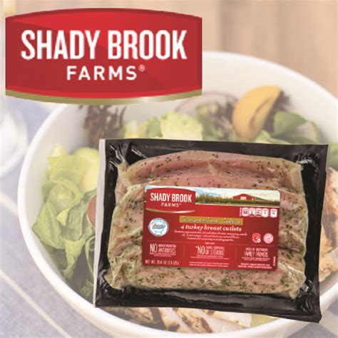 Shady Brook Farms Summer Time Citrus Turkey Breast Cutlets Porky Products