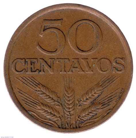 50 Centavos 1973 Republic 1971 1980 Portugal Coin 15855