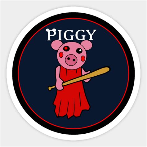 Roblox Piggy Roblox Character Sticker Teepublic