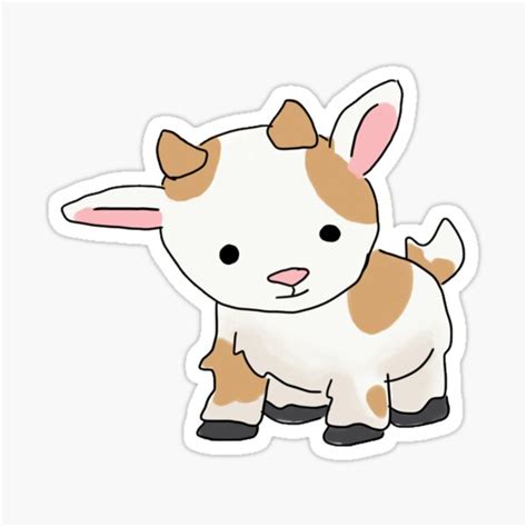 Baby Goat Stickers Redbubble