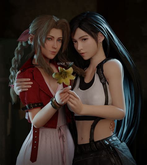 Aerith And Tifa By Thuykt01 On Deviantart