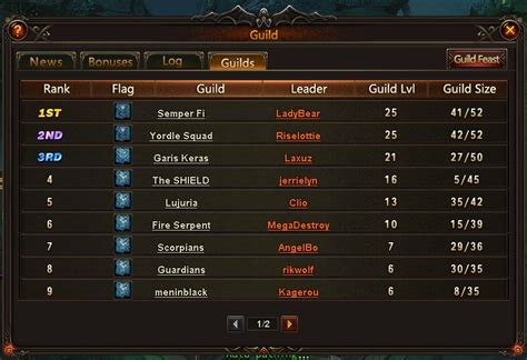 You can take part in them after joining the guild. iis wrong with twilight clash ? on server 174 (copper ...