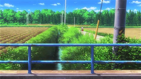Wallpaper Landscape Anime Nature Fence Non Non Biyori Tree