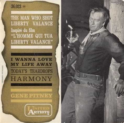 Gene Pitney The Man Who Shot Liberty Valance Releases Discogs