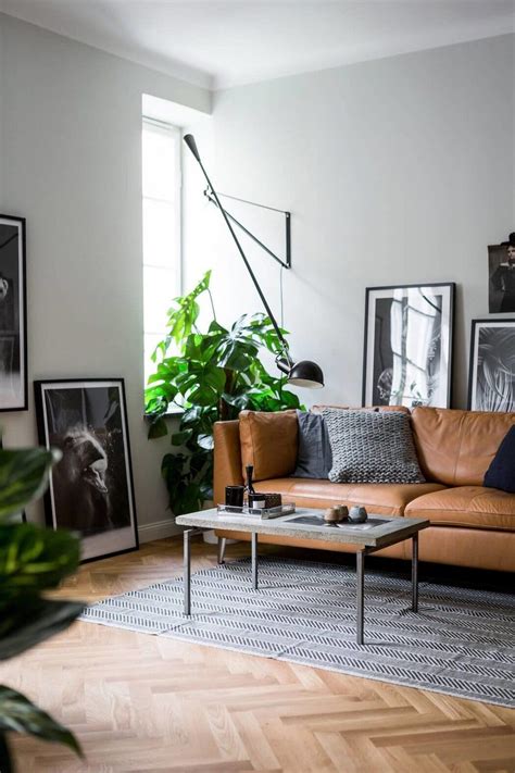 Love The Look Of This Moody Masculine Living Room With Its Simple
