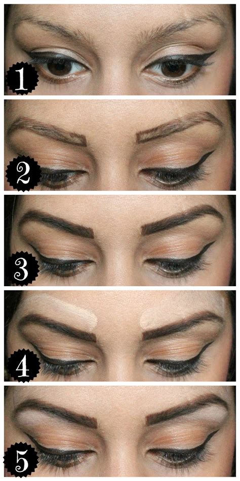 How To Do Eyebrows With Eyeshadow Eyebrow Makeup Tips Step By Step