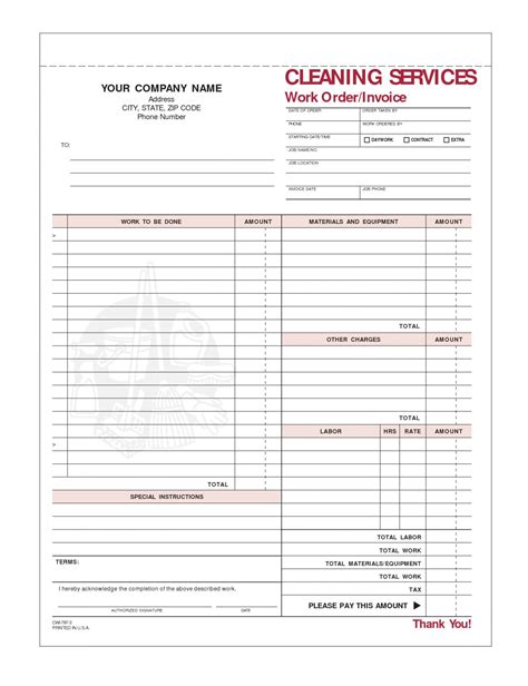Free Cleaning Housekeeping Invoice Template Word Pdf Cleaning Services Invoice Invoice