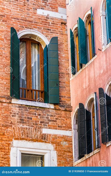 Venetian Windows Italy Stock Photo Image Of Lagoon 31939850
