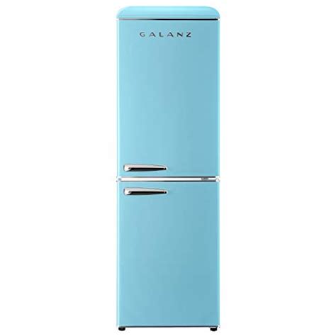 Galanz GLR74BBER12 Retro Bottom Mount Refrigerator Adjustable