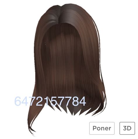 Mine In 2021 Brown Hair Codes Bloxburg Hair Codes Bloxburg Outfit