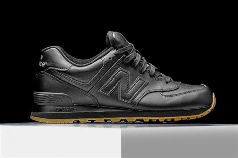 New balance 574 has evolved and taken on many different looks over the years. New Balance 574 "Black Leather Gum"